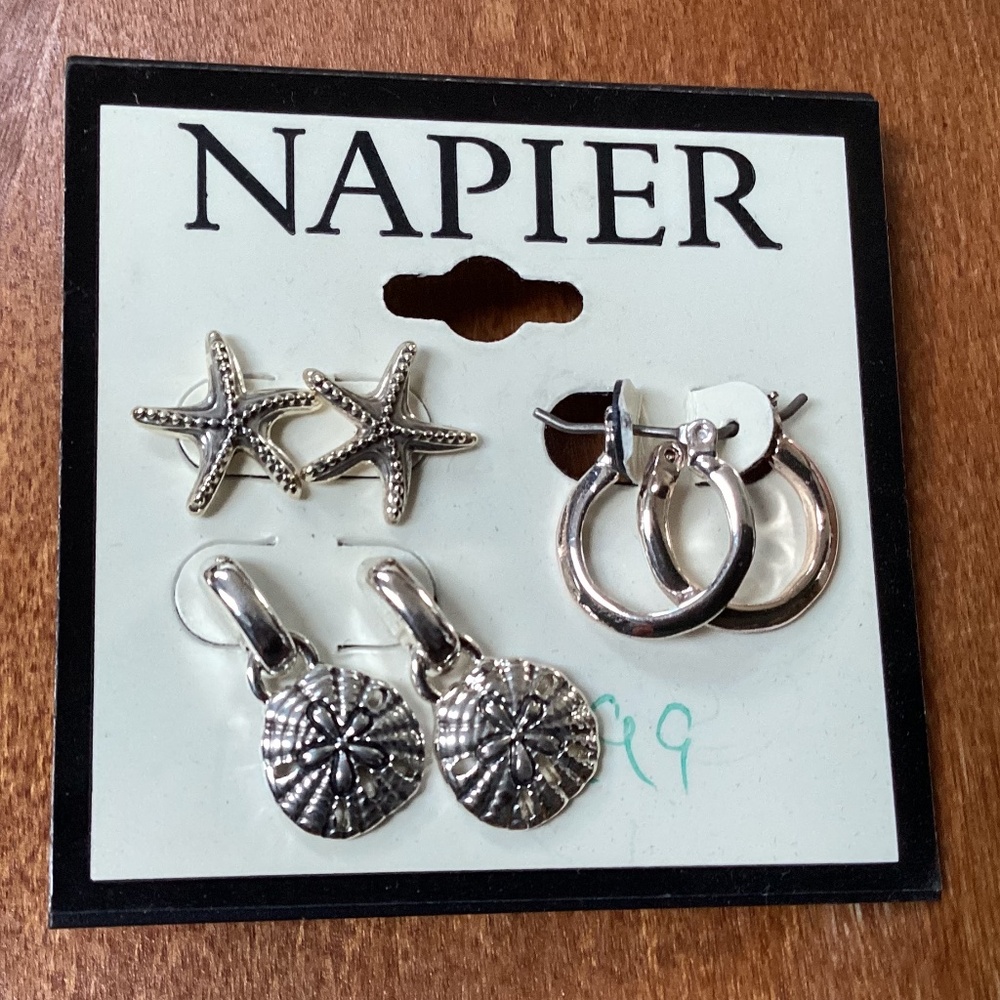 Napier Earrings New With Tag